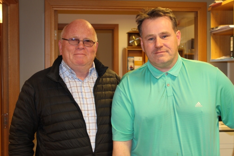 Helgi í Góu í heimsókn á skrifstofu VLFA