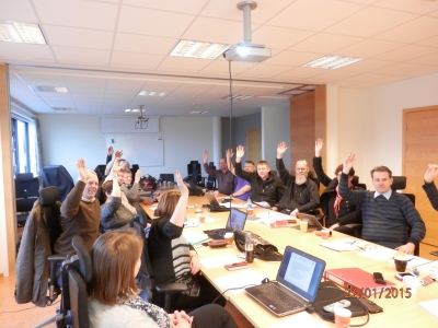 Starfsgreinasamband &Iacute;slands og samninganefnd r&iacute;kisins skrifa undir kjarasamning