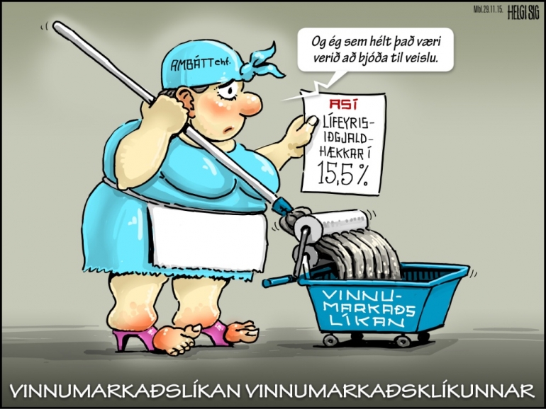 Hugmyndir um að hækka iðgjöld í lífeyrissjóði á kostnað launahækkana
