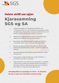 Helstu atriði nýs kjarasamnings