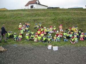 Sjómenn heimsóttu leikskólabörn á Akranesi í morgun