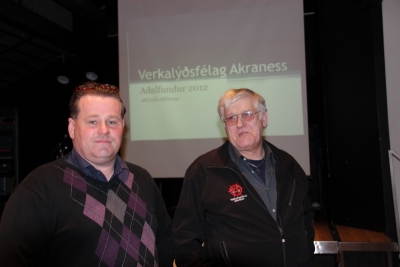 Aðalfundur félagsins haldinn í gær